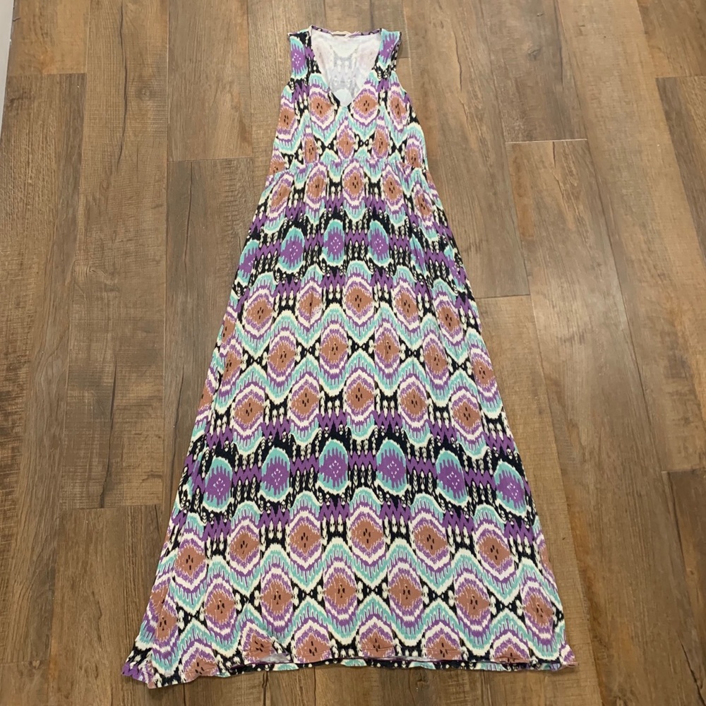 Sky Trails Maxi Anthropologie Dress